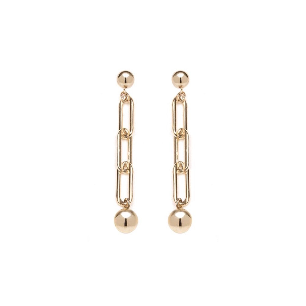 VALDA Earrings - Gold - CLASSYANDFABULOUS JEWELRY