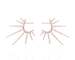 GIZA STARBURST EARRINGS - Roségold